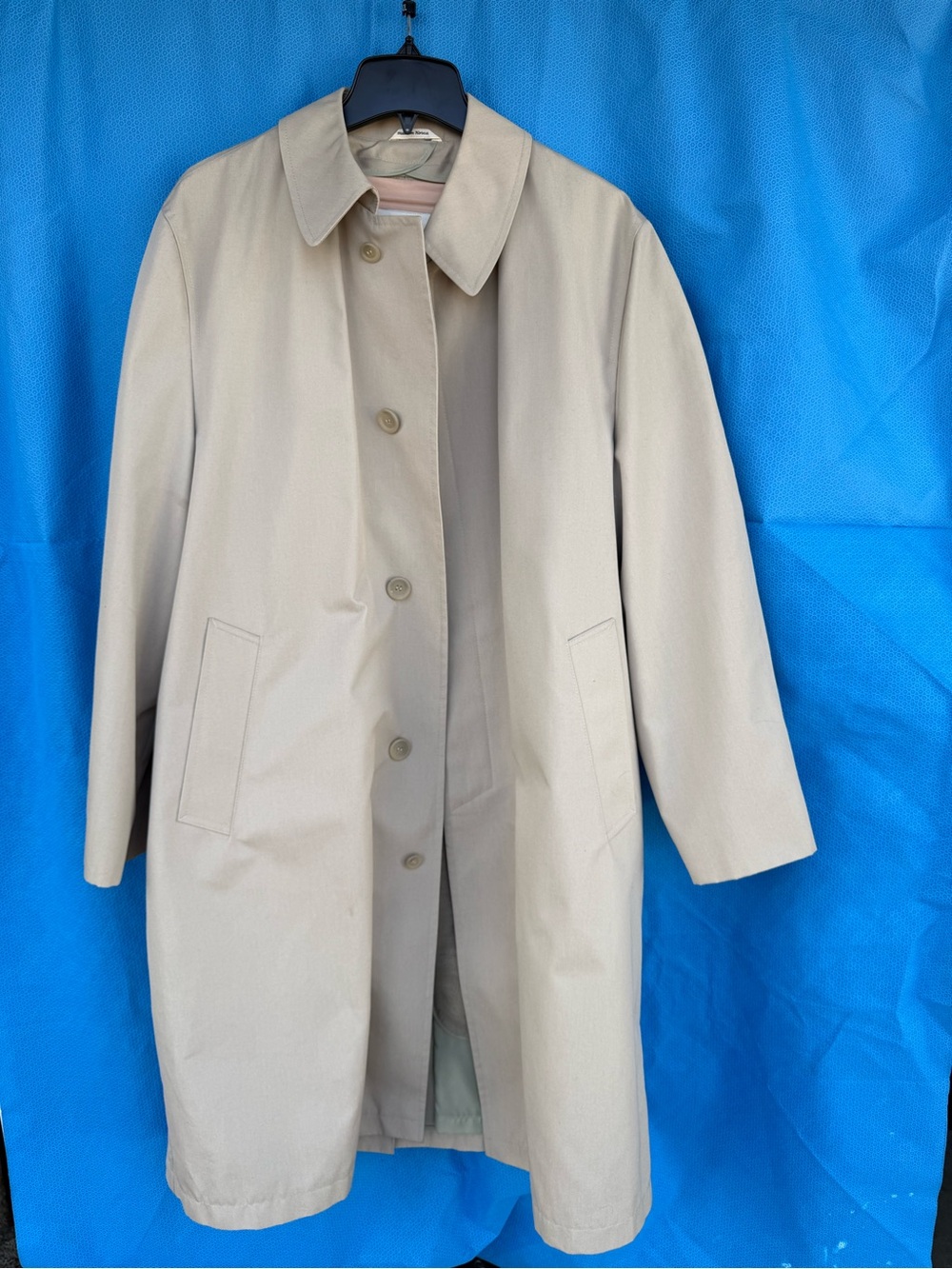 Vintage Oleg Cassini Beige Trench with 3 Layers